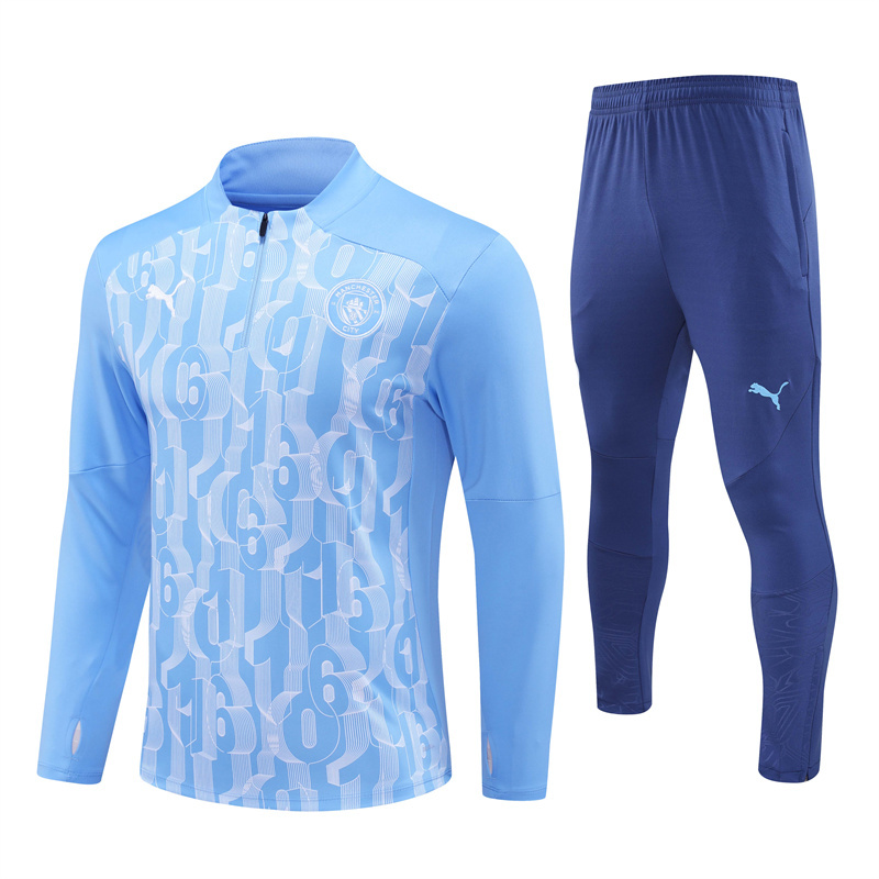 AAA Quality Manchester City 24/25 Tracksuit - Sky Blue